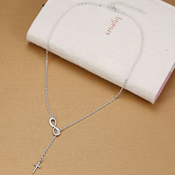 ✝️Silver Infinite Faith Necklace✝️ - Picture 5 of 8